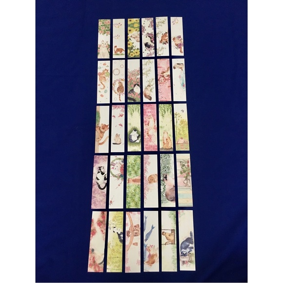 Kawaii Cat Kitten Bookmarks 30pc. Set - Picture 3 of 6
